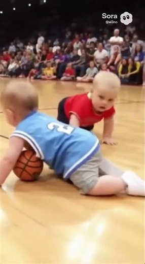 Bébés Basketteurs Épiques : Le Match le Plus Mignon (et le Plus Lent) du Monde ! 😂🏀