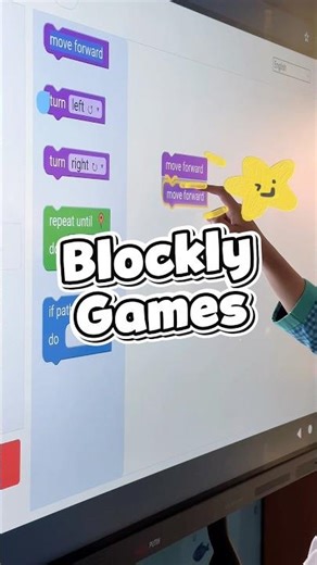 Blockly Games Murid Kelas VIA #koding #pocin3 #pembelajaranmendalam #teknologi #games #smartboard