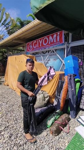 Surplus camping chair and tent from korea Giyomi Surplus Davao Loc: purok 4 brgy langub Davao City