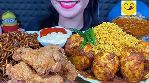 Hello Friends, Welcome back to my video! Asmr EGG Ghee Roast Biryani Black Bean Noodles, Fried Chicken MASSIVE Eating Sounds|| #HungryASMR If you like my videos, Please don't forget to FOLLOW my PAGE | Thanks to FACEBOOK! #asmr #mukbang #asmrmukbang #mukbangasmr #foodporn #foodie #asmreatingsounds #massiveeating #massivefeast #massivemukbang #asmreatingshow #asmrsounds #asmrfood #asmrvideo #notalkingasmr #asmreating #eatingsounds #asmrcommunity #makan #asmrindonesia #asmrindia #asmrvietnam | Hun