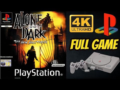 Alone in the Dark: The New Nightmare | PS1 | 4K60ᶠᵖˢ UHD🔴| Longplay Walkthrough Full Movie Game