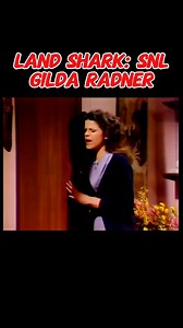Gilda Radner SNL-Land Shark, Circa 1970s #snl #comedy #funny #gildaradner #comedians #1970s | Love Gilda