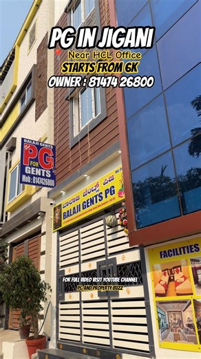 Men’s PG in Jigani Near HCL Office