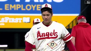 Shohei Ohtani strikes out seven