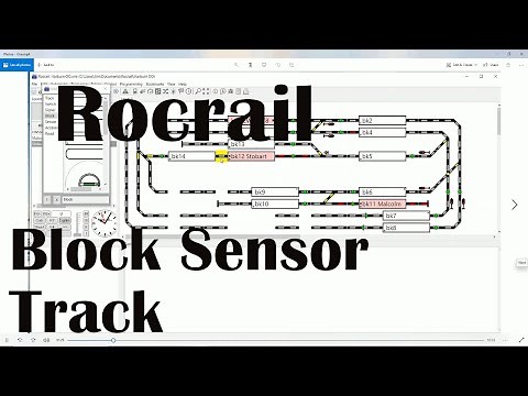Rocrail Add Block Sensor & Track