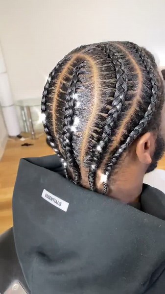 Big Sean Inspired Braids Tutorial | Stitch Braids for Men