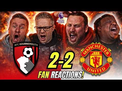 Man Utd Fans FUMING 😡 Reactions to Bournemouth 2-2 Manchester United | Premier League Fan Reactions