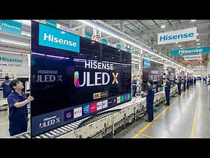Inside Hisense ULED X Factory 2027 | World's First TV Lighthouse Factory Tour