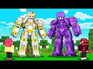 Chicken Toad Creates a Super Powerful Fighting Robot in Minecraft!