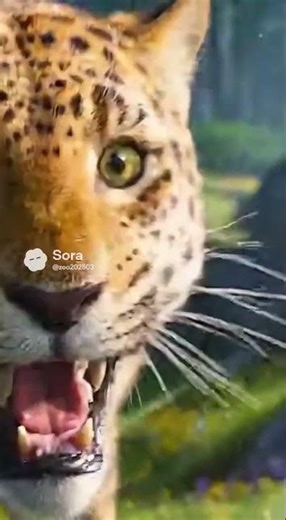 Fawn VS Leopard: Forest Agility Escape! 🦌🐆🌲💧☀️ 2512102349 #Fawn #Leopard #Agility