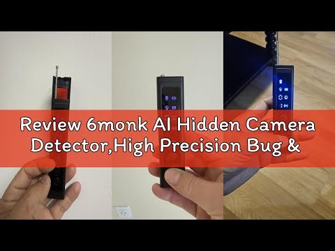 Review 6monk AI Hidden Camera Detector,High Precision Bug & WiFi Scanner Finder,All in One Hidden De