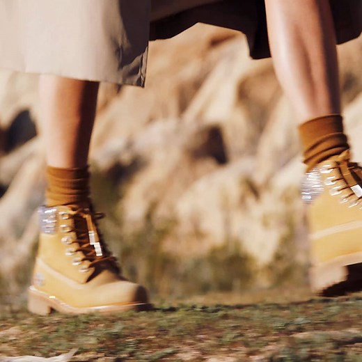 23K views · 1K reactions | Introducing JIMMY CHOO X TIMBERLAND: Two worlds collide with a collaboration that fuses red carpet glamour with outdoor utility #JIMMYCHOOXTIMBERLAND Discover the collection at: https://bit.ly/JimmyChooXTimberland | JIMMY CHOO | Facebook