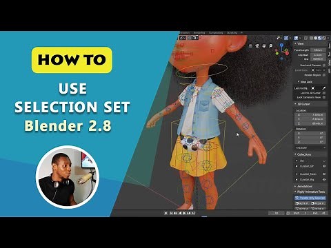 How To Create Selection Sets for Animation in Blender 2.8