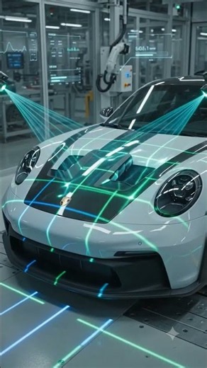 Inside the Factory: How a Porsche 911 GT3 RS Is Built 🏭🔥 | Cinematic 4K #cars #asmr #porsche