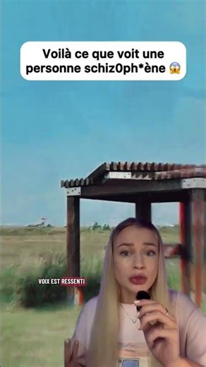 🤯Voici CE que Voit UNE personne SCHIZOPHRÉNE #shorts #viral #insolite #horror