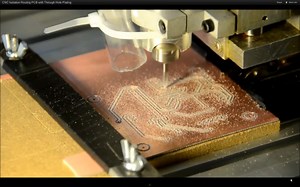 Through Hole Plating And Milling At Home