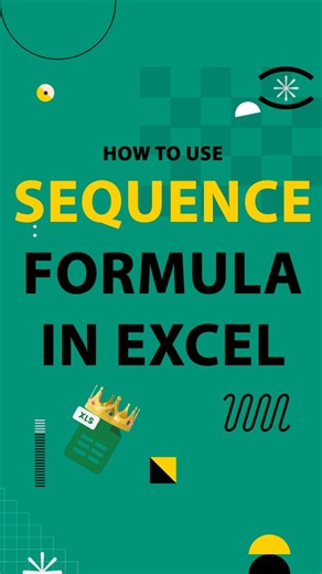ExcelKingTips | Daily Excel Magic on Instagram: "This is how to use =sequence in excel #exceltips #excel #exceltricks #excelhacks"