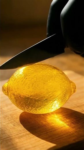 Real or Fake Lemon? Knife Test 🔪🍋