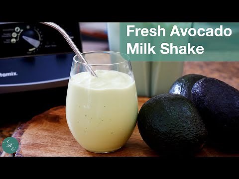 Avocado Milk Shake Recipe using Vitamix Blender