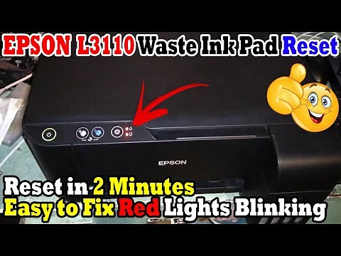 Epson L3110 Service Required Solution