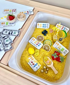Lemonade Stand Sensory Learning Kit - Etsy