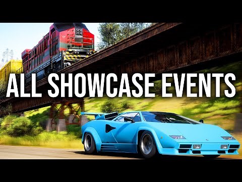 Forza Horizon 5 - ALL SHOWCASE EVENTS + CUTSCENES (4K Gameplay)