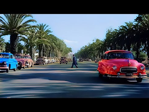 1950s Los Angeles Neighborhoods | 4k and Remastered