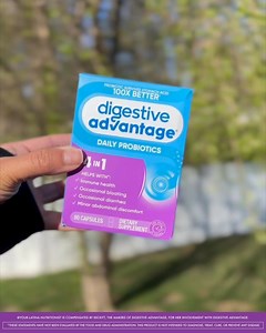 Feel the 4in1 difference: support for immune health, occasional bloating and diarrhea & minor abdominal discomfort* | Digestive Advantage