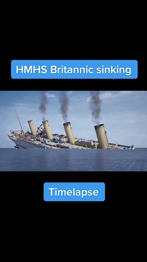HMHS Britannic sinking - Timelapse Propeller Scene Destruction