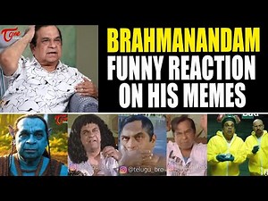 Brahmanandam Funny Reaction On His Viral Memes | Teluguone Cinema