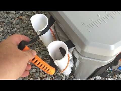 Custom Sea-Doo Jet Ski LinQ system fishing cooler using Ski-doo accessory