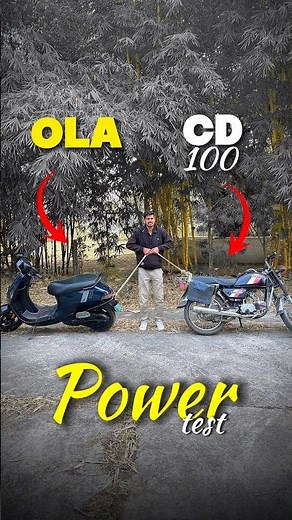 ⚡️PETROL BIKE VS ELECTRIC SCOOTER POWER TEST? 🤯OLA GEN3 vs hero IN 2025⚡️ola s1 gen3 #electric