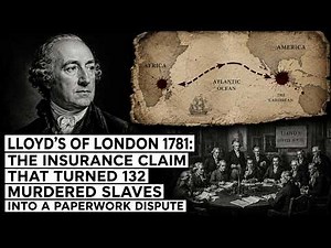 Lloyd's of London 1781: The insurance claim that turned 132 slaves into a paperwork dispute