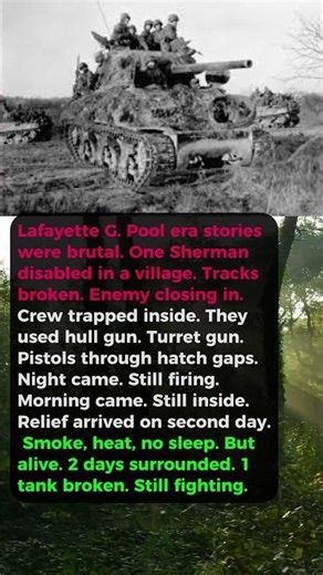 Tank Crew Fought Surrounded for 2 Days Without Leaving the Hatch