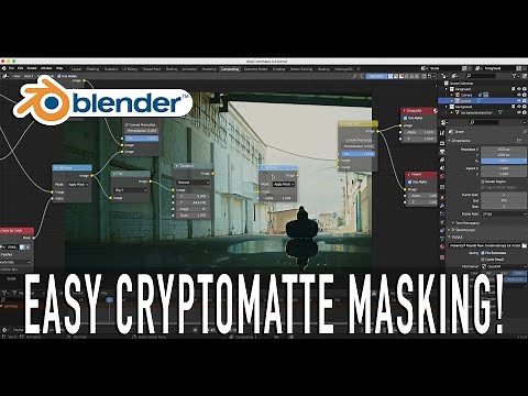 Blender Cryptomattes: A simple way to use matte data in Compositing (Quicktips!)