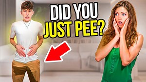 My teenage brother wet his pants
