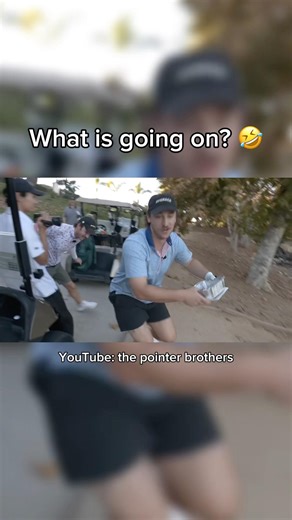It's like a scene from Tom and Jerry 🤣 #averagegolf #golf @T@ThePointerBrothers