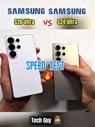 Samsung S26 Ultra vs Samsung S24 Ultra 🔥Speed Test Comparison:🥀🔥👨‍💻#foryou #samsung #speedtest #comparison #foryoupage @Samsung Korea 삼성전자