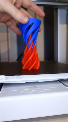 3d printed cone spiral 😮 #3dprinting #bambulab