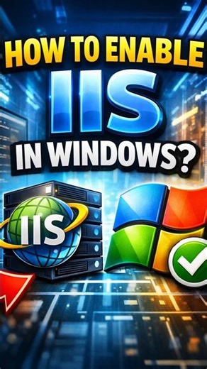 How To Enable IIS in Windows | Step-by-Step | #technology #iis #windows11 #windows