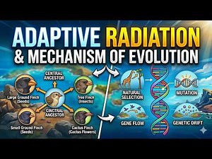 Adaptive radiation & Mechanism of Evolution | Class 12 Biology | Chapter 6 | NEET & CBSE 2026
