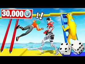 30,000 VBucks SNAKES & LADDERS Challenge in Fortnite Creative