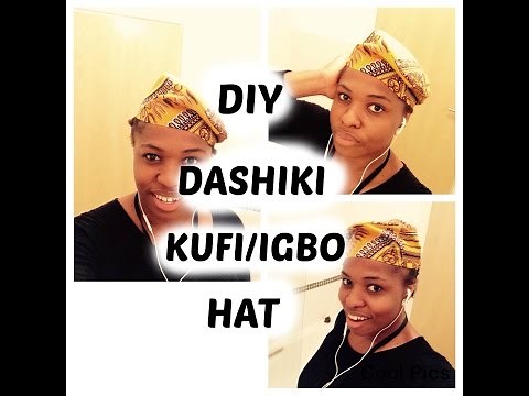 DIY: DASHIKI KUFI | FILA HAT(AFRICAN PRINT) 2