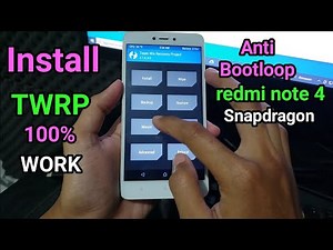 Cara pasang TWRP Xiami Redmi Note 4 SNAPDRAGON (MIDO) | INSTALL TWRP Android