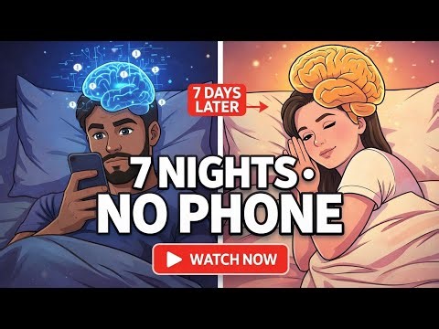 Stop Your Phone 1 Hour Before Bed for 7 Days: Brain Results