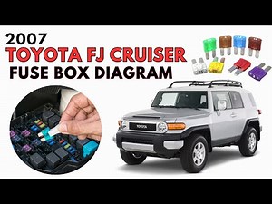 2007 Toyota FJ Cruiser Fuse Box Diagram & Location User Guide