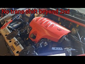 2003 Chevy monte carlo won't shift, new transmission and TCM pt1