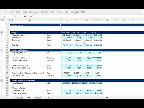 Comprehensive Tollroad Model Part 2 with Classic Copy and Paste for Circular Reference