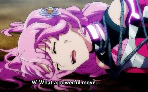 【动漫剪辑】美女成功反杀反派，用绳子捆绑限制美女反派