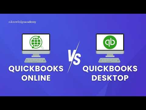 QuickBooks Online vs QuickBooks Desktop: Key Differences| Which Is Better? | The Knowledge Academy